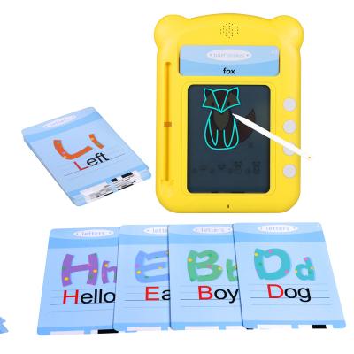 China Educational Kindergarten Children Early Educational Smart Electric Words Reading English Learning Toys With Drawing Function for sale