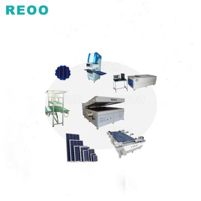 China Crystalline silicon machine to make solar panell turnkey solution from REOO technology company for sale