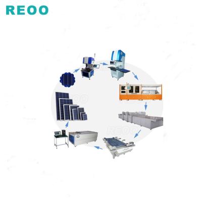 China Solar Panel Encapsulation REOO Solar Panel Making Machine Wholesale Price for sale