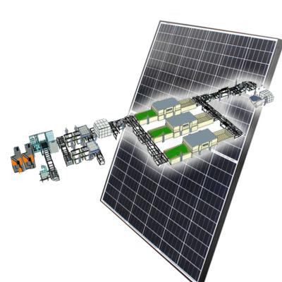 중국 30mw industrial turnkey solar panel production line for making solar panal chinese manufacturer 판매용