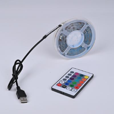 China Infrared Control RGB LED Diode TV Background DC5V 1M 2M 3M 4M 5M Flexible Lamp Tape USB LED Multi-Function Lights Strip Luminous Lux LEDs for sale