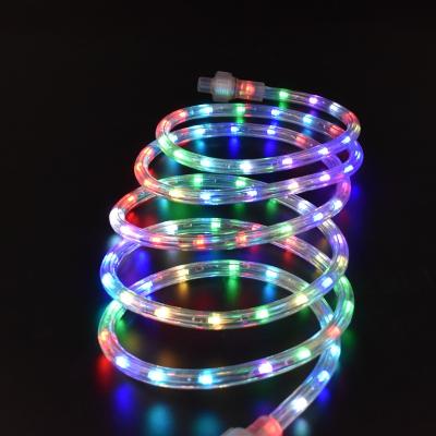 China Multifunctional 2 Wire Around 100m Christmas Decoration RGBWW Led Rope Lights for sale