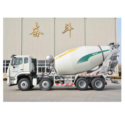 China Factory Mobile Concrete Mixer Truck With Auto System Diesel Mobile Automatic Concrete Mixer With Pump High Quality for sale