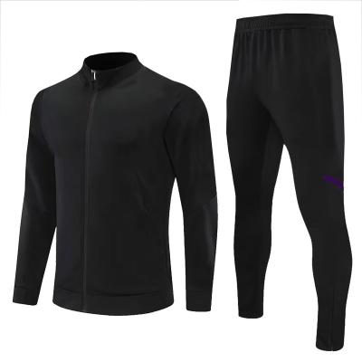 China Wholesale New Men's Jackets Suit Black Long Sleeve High Quality Football Sportswear Sets 22-23 for sale