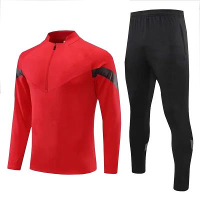 China Sets Wholesale High Quality New Season 22-23 Men's Jersey Long Sleeve Red Soccer Shirt for sale