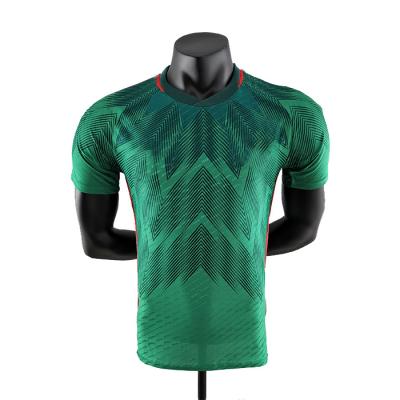 China Shirts & Main 2022 Dark Green Men's Quick-Drying Short Sleeve Breathable Jerseys Home Version for sale