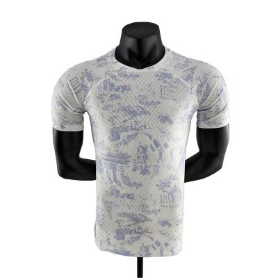 China Shirts & Main players high-quality version of 22 new season men's short-sleeved shirt white shirt for sale