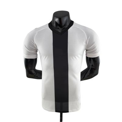 China Shirts & Main 2022 Player's Football Shirt Black And White T-shirt Quick Dry Football Shirt for sale