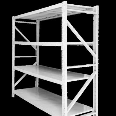 China Factory Manufacture 200KG Layer Powder Corrosion Protection Coated Light Duty Metal Warehouse Storage Rack Shelf for sale