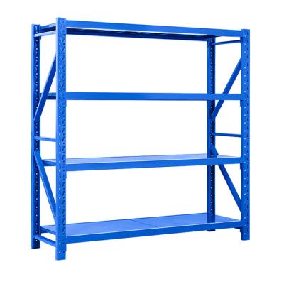 China Corrosion Protection Racking Light Duty Factory Price Customized Metal Rack Warehouse Light Duty Shelving Storage for sale