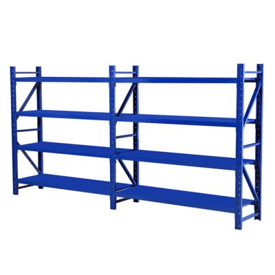 China Corrosion Protection Wholesale Price Large Areas Racks Warehouse Racking System Storage Steel Shelving Light Duty Shelving for sale