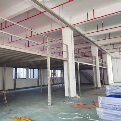 China Corrosion Protection Steel Mezzanine Platform Storage Systems Mezzanine Racks for sale