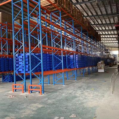 China Corrosion Protection Heavy Duty Rack Pallet Stretching Heavy Duty High Density Racking System Drive-in Storage Pallet Rack for sale