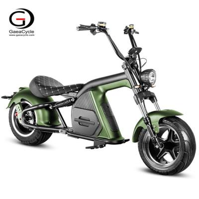 China Gaea Citycoco M8 60km/h Fast Speed ​​2000W 60v 30ah Long Range Unisex Tire Chopper Electric Scooter From EU USA Warehouse Wholesale for sale