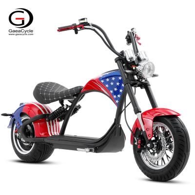 China Factory direct unisex 2000W 12inch fat tire city scooter Cocos M1p Chopper Motorcycle Style Electric Moped Citycoco for adults for sale