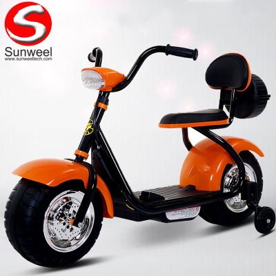 China Wholesale Cheap Kids Car Toy Suncycle Ride On Two Wheels Kids Bike Mini Electric Motorcycle Electric Scooter For Kids for sale