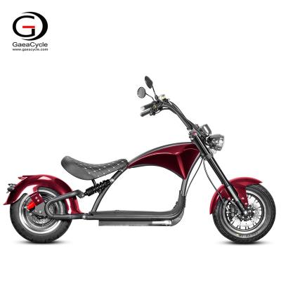 China Gaea m1p citycoco warehouse Eu electric scooters Moto Electrica de chopper wholesale style 2000W unisex tire for sale