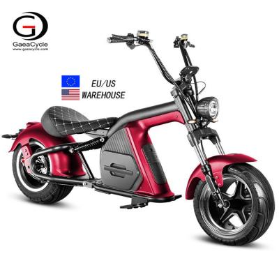 China Detachable Battery EEC Coc European Stock Citycoco M8 2000W 45km/h Warehouse 60km/h Fat Tire Electric Scooter for sale