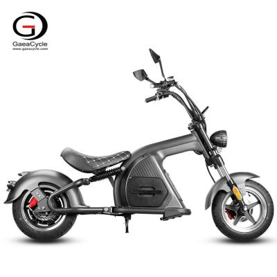 China Gaea M8 Citycoco COC Motorcycle Electric Scooter 60km/h Unisex Full Suspension 2000W High Speed ​​Fat Tire for sale