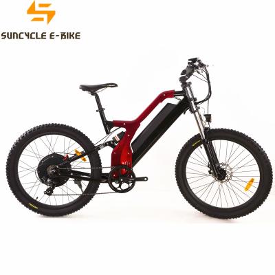 China Aluminum Alloy Suncycle Import Bicycle Frame Al Alloy 500w Mountain Bike Chinese Motocross Electric Bikes for sale