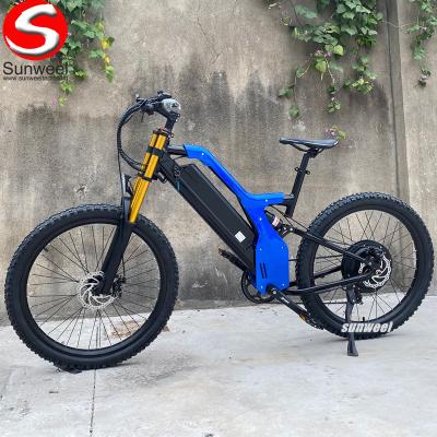 China 2021 hot sale aluminum alloy cheap electric velo 1000W mountainbike suspension e bicycle e bike full cycles elektrik bike for sale