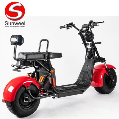 China Suncycle Unisex 1500W Range 100km Speed ​​45km/h Citycoco E Street Legal Scooter Chopper Electric Moped for sale