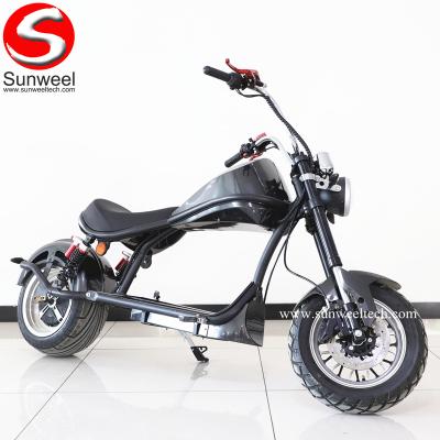 China 2000W 3000W Unisex Fast Moped Chopper Style Citycoco Electric 65km/h Scooter for sale