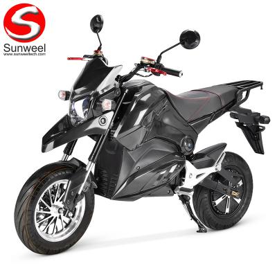 China Double Seat 2021 Chinese Wholesale 2000w High Speed ​​Brushless Motor EEC Street Men's 72v Moto Electrica Adult Electric Scooter Motorcycles for sale