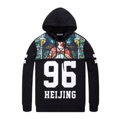 China Wholesale Anti-wrinkle China OEM long sleeve 3D print hoodie hip hop zipped hoodie for sale