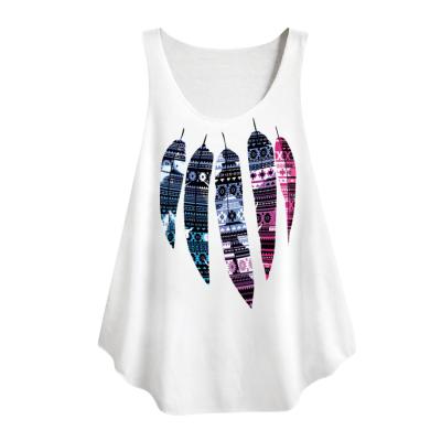 China Wholesale Custom White Women QUICK DRY Logo Sports Girls Workout Lady Fashion Summer Casual Beach Ladies Tank Tops Tops for sale