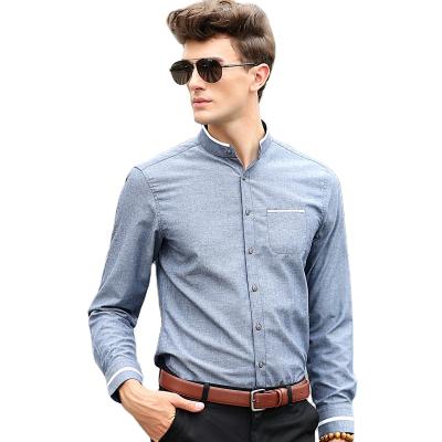 China Anti-pilling pant shirt for gentlemen 2021 new trend best choice for men's sleeve full length custom shirt for sale