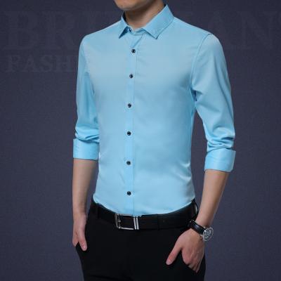 China White Long And Short Sleeves Anti-pilling Collar Cloth Canvas Shirt Men Factory For Sale Polyester T-shirt for sale