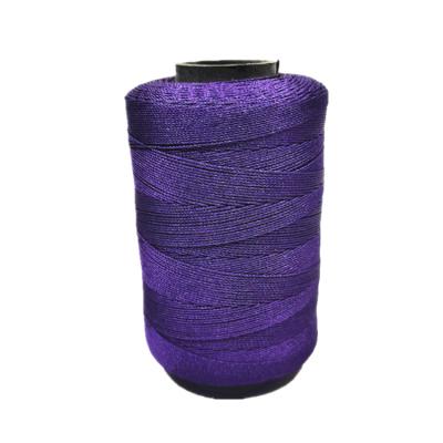 China Factory sale 210D/24 tenacity color 100% polyester filament high twsited fishing twine netting or repairing for sale