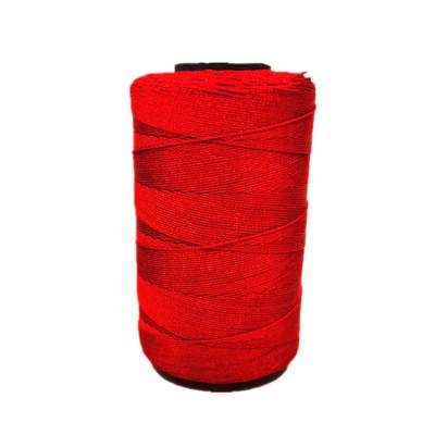 China Factory sale 210D/21 top twsited tenacitycolor pink 100% polyester filament netting or repairing fishing twine for sale