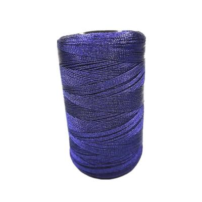 China Factory sale 210D/15 high tenacity red color 100% polyester filament twsited fishing twine for sale