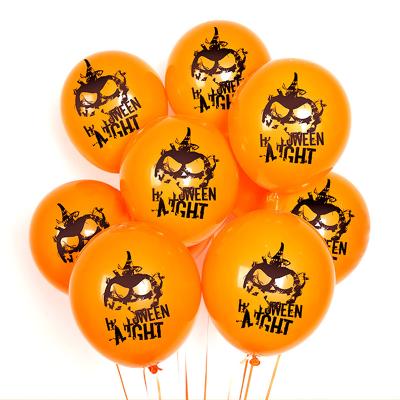 China Halloween Party Decoration Halloween Balloons Latex Bat Pumpkin Spider Balloons Festival Decoration Supplies Party Balloons for sale