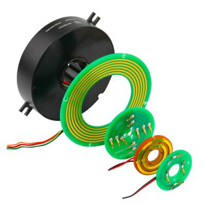 China 2 Circuits 5A Pancake Slip Ring with Precious Metal Contact for sale