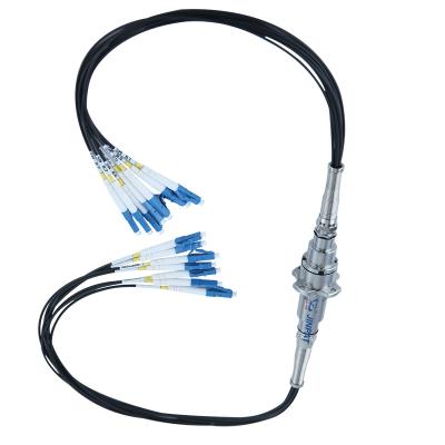 China 300rpm Fiber Optic Rotary Joint 3 Channel IP65 IP67 23dBm for sale