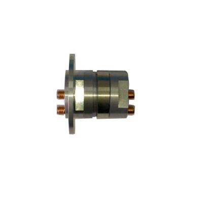 China RF Coaxial Rotary Joint Dual Channel Slip Rings IP60 with Compact Signal Slip Rings Speeds up to 30rpm for sale