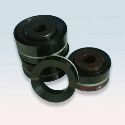 China Triplex Mud Pump Piston Forging Replaceable Rubber Pistons With NBR Rubber for sale