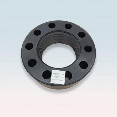 China Mud Pump Cylinder Head Flange AH36001-05.02 45 Steel Forging Mud Pump Spare Parts for sale