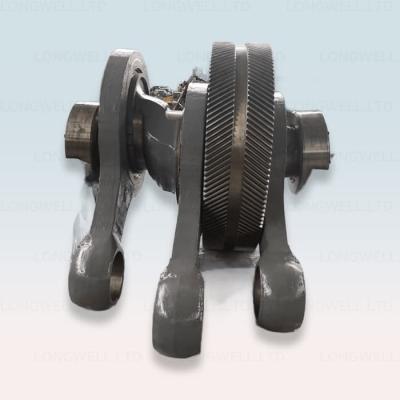 China Heat Treatment RGF-1300 Mud Pump Crankshaft AH0501010200 RGF800-02.00 Mud Pump Parts for sale