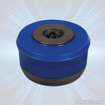 China Polishing Surface Chrome Alloy Mud Pump Piston Rubber PU NBR HNBR Mud Pump Components for sale