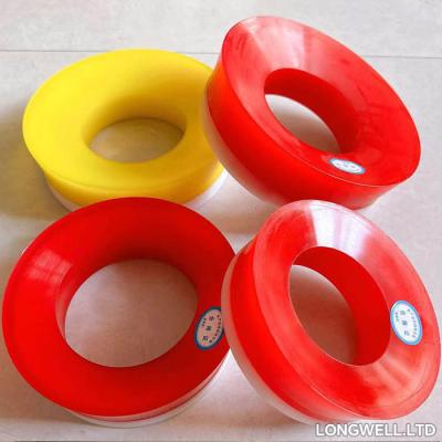 China Red PU Rubber Piston Mud Pump Components AH000004050200 Medium Pressure for sale