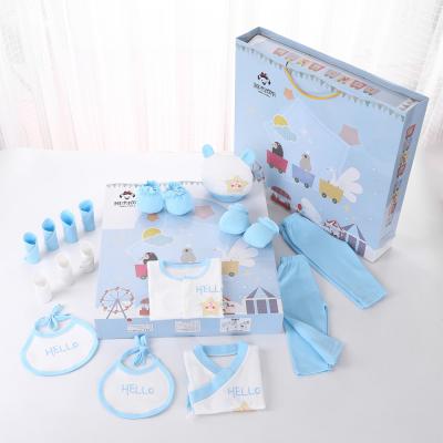 China Wholesale Breathable Newborn Gift Box Pure Cotton Babies Clothing Sets Casual Newborn Baby Clothes Set For Four Seasons for sale