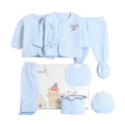 China Full Necessaries Anti-Shrink Newborn Baby Suit 100% Cotton Baby Shower Gift Organic Baby Gift Box Set for sale