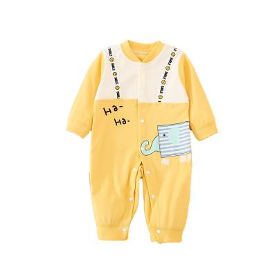 China Wholesale Cotton 100% Cotton Clothes Winter Baby Overalls Newborn Long Sleeve Baby Pajamas for sale