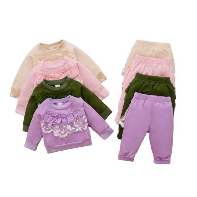 China New Arrival Anti-Shrink Baby Clothes Sets Wor Baby Clothes Long Sleeve Casual Kids Clothes For Girl for sale