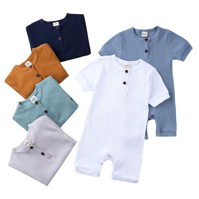 China Wholesale Baby Clothes Cute Printing Short Sleeve 100% Cotton Onesie Organic 100% Cotton Baby Onesie for sale