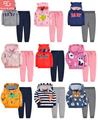 China Anti-shrink fashionable 2pieces kids clothes babies clothing sets infants clothes sets baby clothing for sale